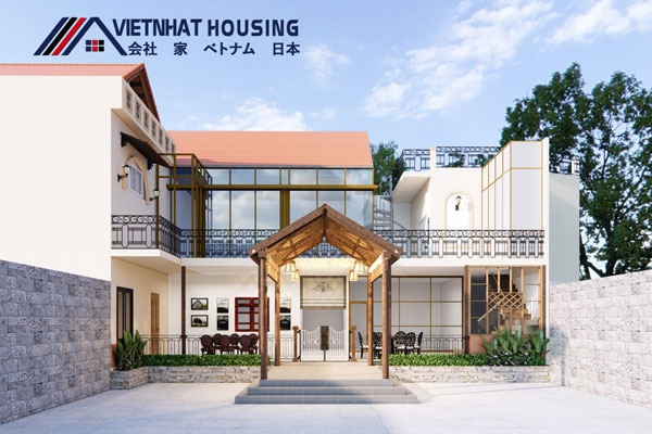 Cải tạo nhà cổ bằng vật liệu lắp ghép tại Bình Hưng- Bình Chánh