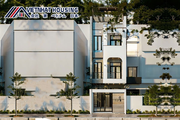 Công trình nhà khung thép 4 tầng diện tích 120m2 hoàn thiện nhanh