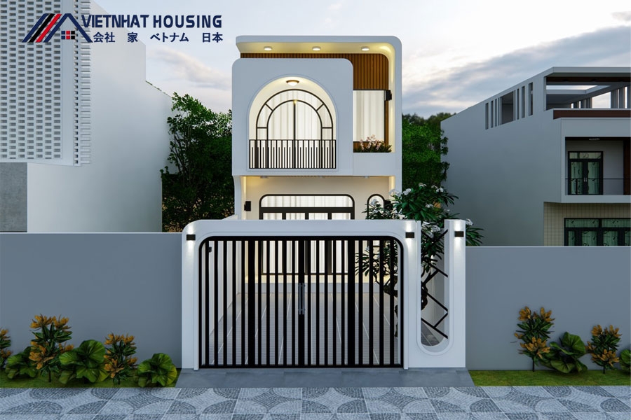 Mẫu nhà xây khung thép 2 tầng 150m2 đẹp chỉ 700 triệu đang gây sốt