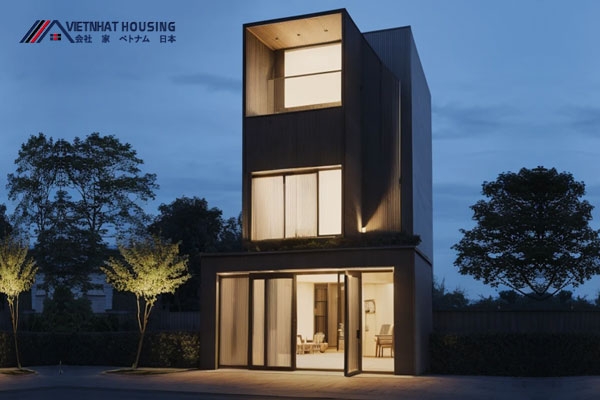 Nhà khung thép 3 tầng dân dụng đẹp chi phí chỉ từ 950 triệu