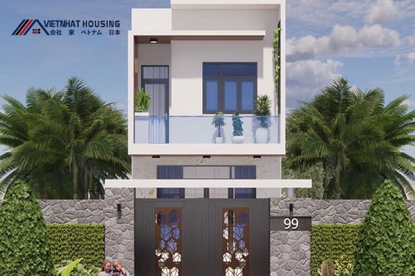 Nhà tiền chế khung thép 2 tầng rẻ, đẹp giá chỉ từ 500 triệu