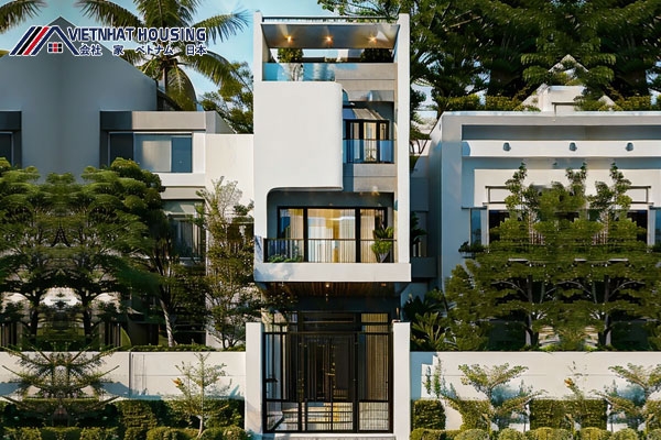 Nhà xây khung thép 3 tầng hiện đại cực sang trọng